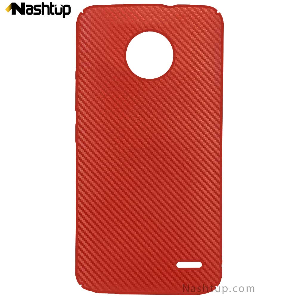 قاب ژله ای راه راه رنگ قرمز گوشی Motorola Moto E4